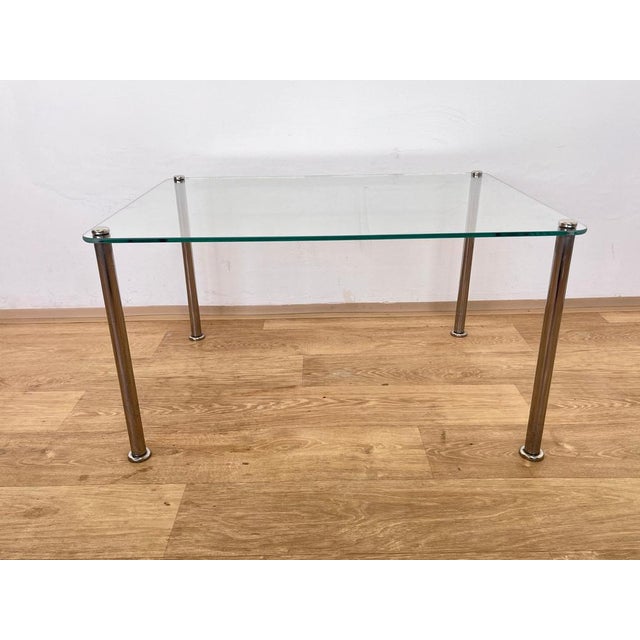 Mid-Century Chrome and Glass Coffee Table, 1970s For Sale - Image 3 of 7