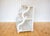 Gray 20th Century Regency French White Waterfall Shelving Unit, 1930s For Sale - Image 8 of 18
