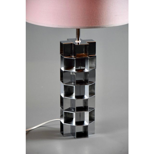 Mid-Century Modern Hollywood Regency Table Lamps from Maison Jansen, 1970s For Sale - Image 3 of 13