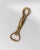 Vintage Rope and Loop-Shaped Bottle Opener in Brass, Italy, 1960s For Sale - Image 4 of 11