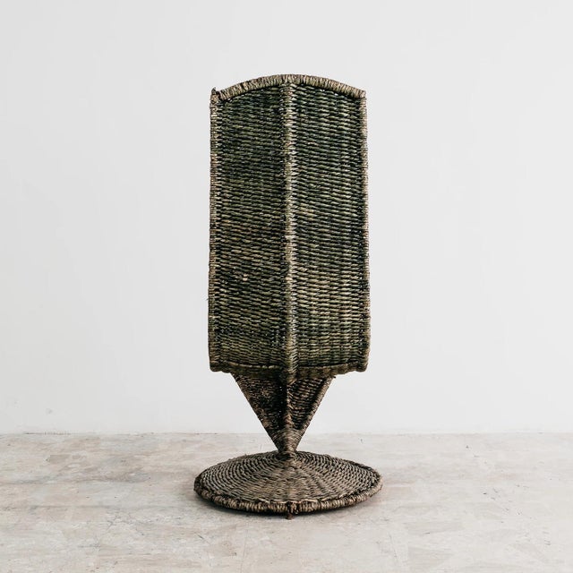 S Chair in Banana Leaf Rope by Marzio Cecchi for Studio Most, 1970s For Sale - Image 4 of 12