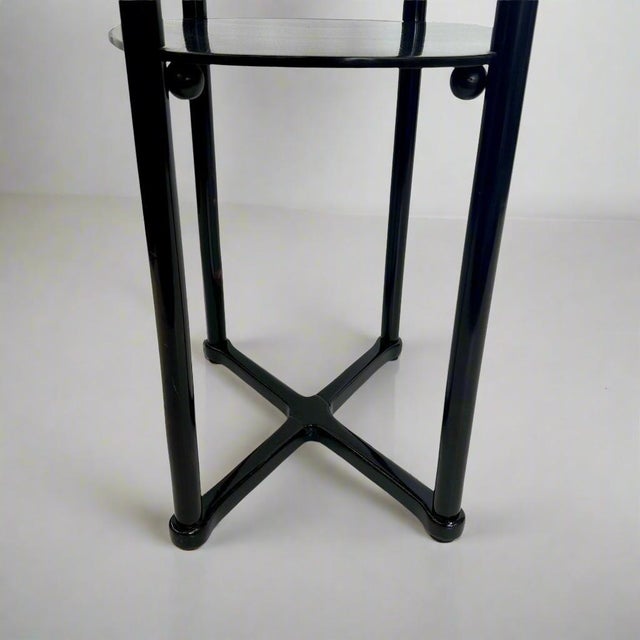 Early 20th Century A Pair of Vienna Secession Oval Two-Tier Side Tables by Josef Hoffmann For Sale - Image 13 of 18