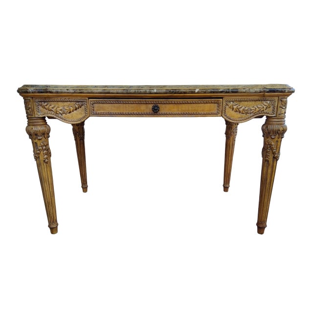 1990s Restored Schnadig French-Style Desk For Sale - Image 12 of 16