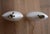 Ceramic Vintage 1950s MCM White Crackle Glaze Ceramic Table Lamps - A Pair For Sale - Image 7 of 17
