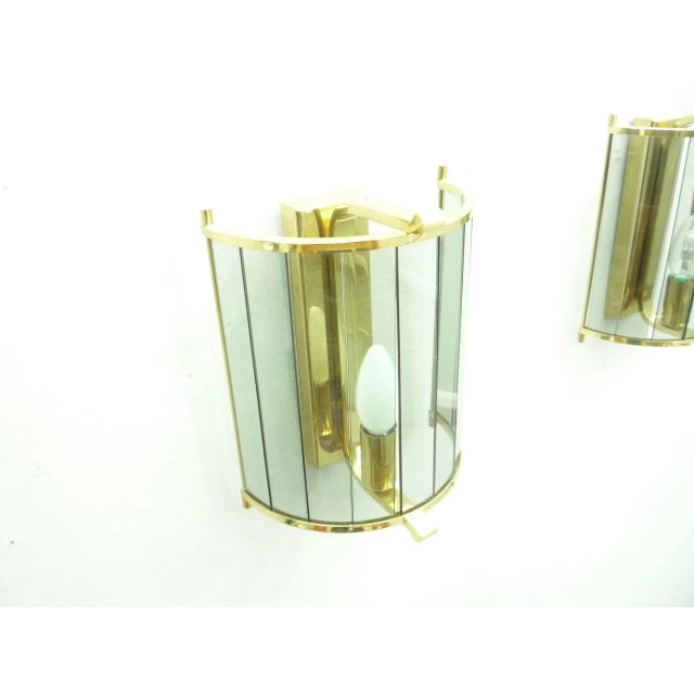 1960s Regency Brass Wall Lamps, 1960s, Set of 2 For Sale - Image 5 of 9