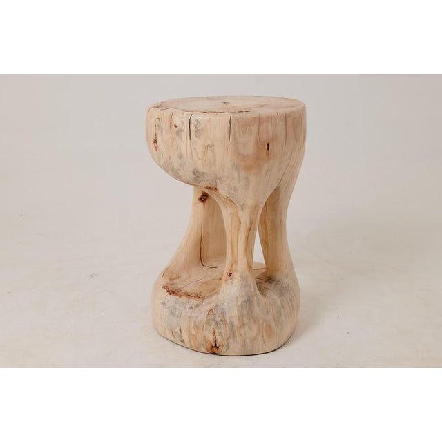 Sculptural Side Table in Stool by Logniture For Sale - Image 6 of 15