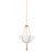 Hudson Valley Lighting Hudson Valley Lighting Amberley 12 in. 1 Light Pendant in Vintage Gold Leaf Finish For Sale - Image 4 of 4