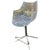 1970s Stunning Meridiana Swivel Chair, Designed by the Acclaimed Christophe Pillet for the Prestigious Italian Brand Driade For Sale - Image 9 of 12