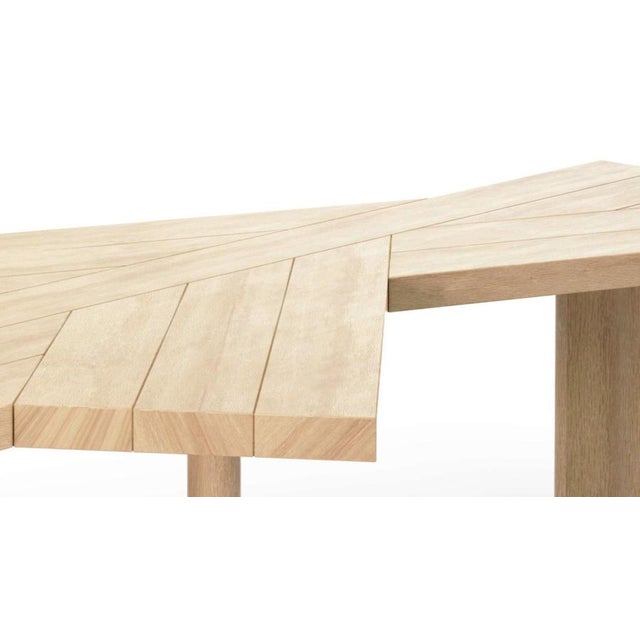 Natural Oak Ventaglio Worktable by Charlotte Perriand for Cassina For Sale - Image 9 of 15