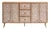 Arabesque Teak Wood Inlay Buffet by House of Jaipur For Sale
