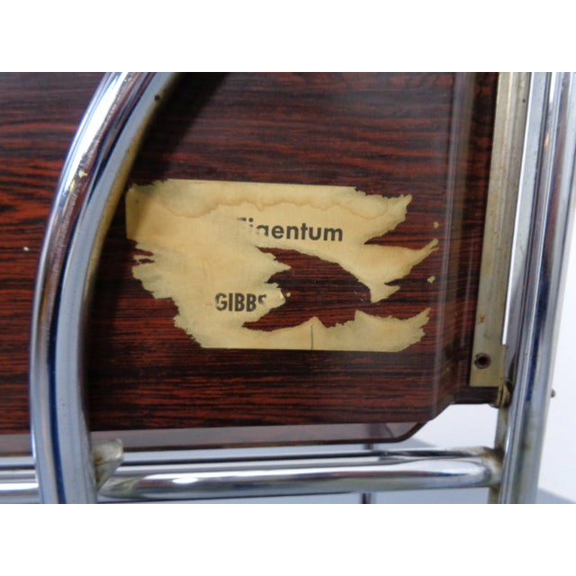 Vintage Optic Rosewood Pressalit Tea Cart, 1970s For Sale - Image 18 of 18