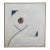 Original Vintage Framed Abstract Eye Painting Wear Signed For Sale