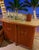 Mid-Century Modern 1950s Heywood-Wakefield MCM Hawaiian Mobile Cocktail Bar For Sale - Image 3 of 10