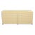 Extra Large Serena and Lily Pale Yellow Grass Cloth Covered Lucite Pulls 6 Drawer Chest of Drawers- a Pair For Sale