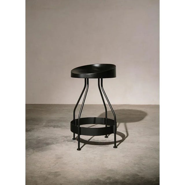 Olindias bar stool by luca nichetto materials: shell: dark green ncs 8010 b70g/coral ncs 2570 y70r/ duck blue ncs 6020...