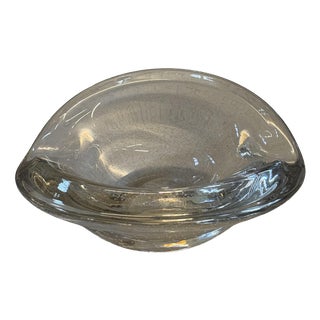 Vintage Leerdam Glass Ashtray by Copier, 1950s For Sale