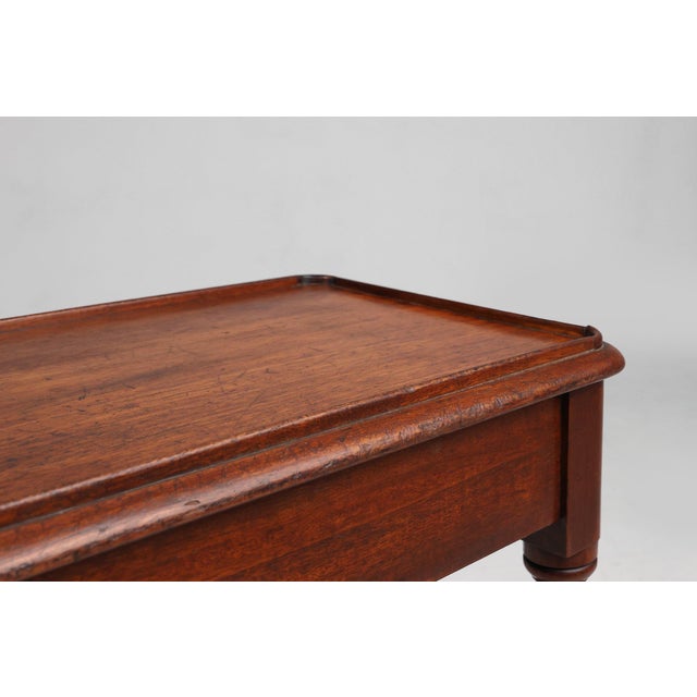 19th Century English Side Table in Full Wood For Sale - Image 4 of 11