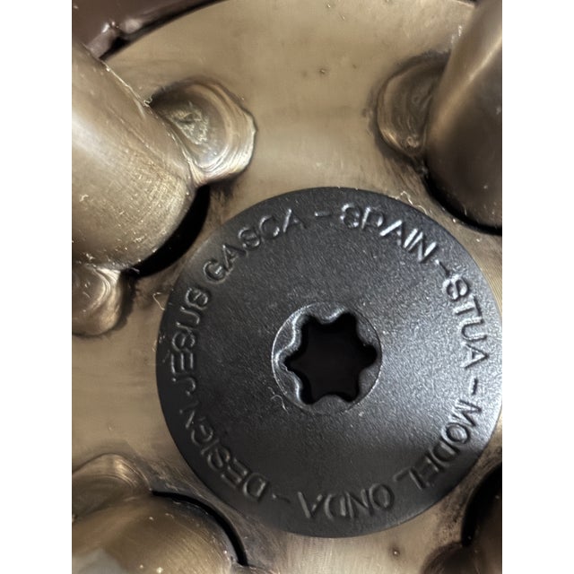 Pair of Onda High-End Barstools Designed by Jesús Gasca for Stua - Beige & Brown For Sale In Miami - Image 6 of 8