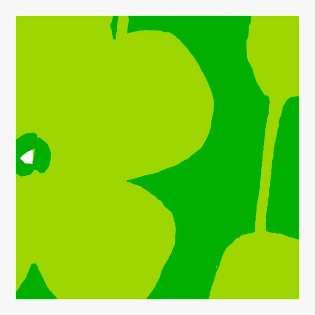 Mid-Century Modern Fabulous Flowers in Green No. 1 Fine Art Print 46" X 46" by Liz Roache For Sale - Image 3 of 6