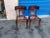 Mid-Century Modern Pair of Mid Century Solid Walnut Klismos Chairs For Sale - Image 3 of 9