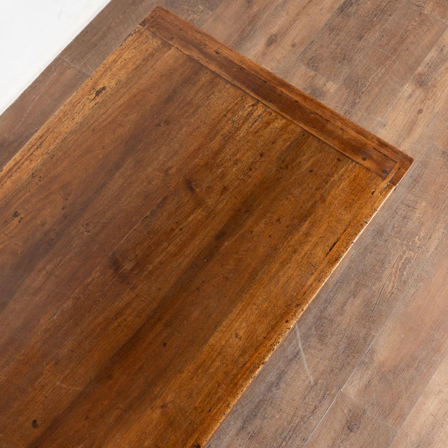Wood 19th Century Danish Oak Side Table With Single Drawer For Sale - Image 7 of 11