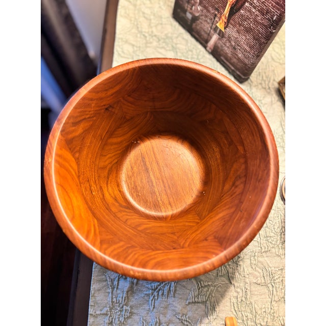 Burl Walnut Bowl For Sale - Image 13 of 15