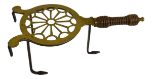 19th-Century Brass & Iron Trivet