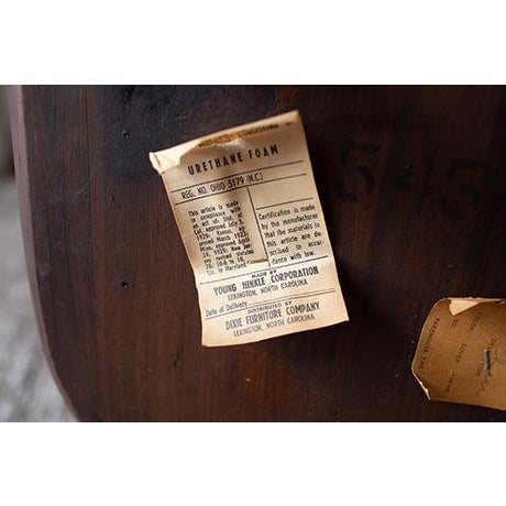 Wood Mid-Century Dixie Furniture Pub Chairs and Matching Faux Bamboo Hexagonal Game Table Set For Sale - Image 7 of 18