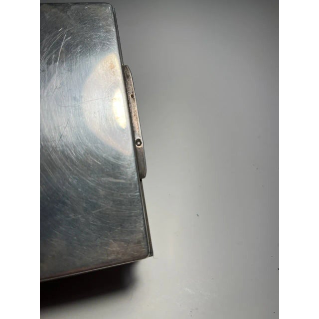 Art Nouveau 1937-1966 Hungarian Solid Silver Box For Sale - Image 3 of 12