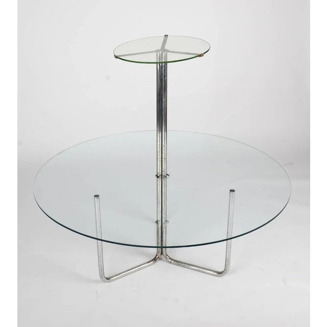 Bauhaus Glass Shelf, 1930s, in Good conditions. Designed 1920 to 1949