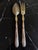 Metal Silver Salad Servers with Minerva Hallmark, 1930s, Set of 2 For Sale - Image 7 of 11