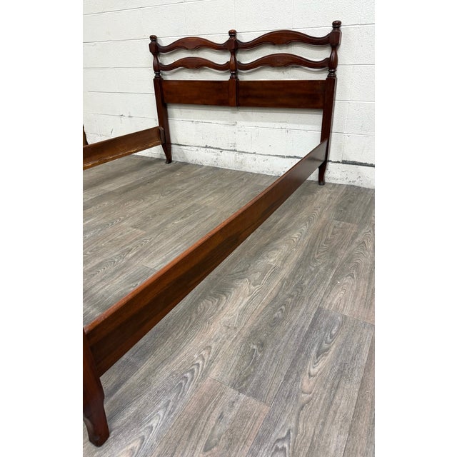 Vintage Full Size French Provincial French Country Style Bed For Sale - Image 12 of 16