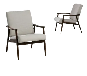 1960s Czech Upholstered Armchairs, a Pair