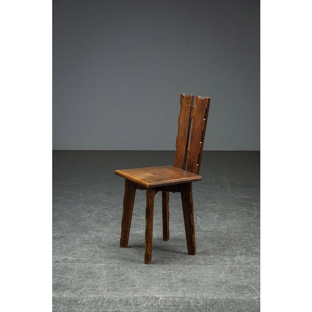 French Sculptural Chairs, 1950s, Set of 8 For Sale - Image 13 of 17