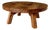 Brutalist Oak Coffee Table, Belgium, 1960s For Sale