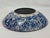 Ceramic Revol France Collector’s Edition Hand Painted Blue Cream Spongeware Pottery Bowl For Sale - Image 7 of 10