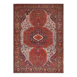 Antique Persian Farahan Area Rug 9’0″ X 12’0″