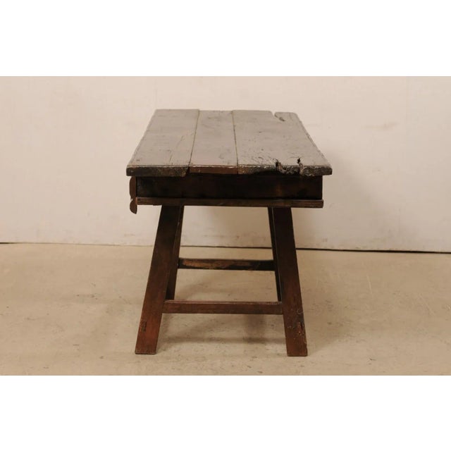 Wood 18th Century Brazilian Peroba Wood Console Table For Sale - Image 7 of 12