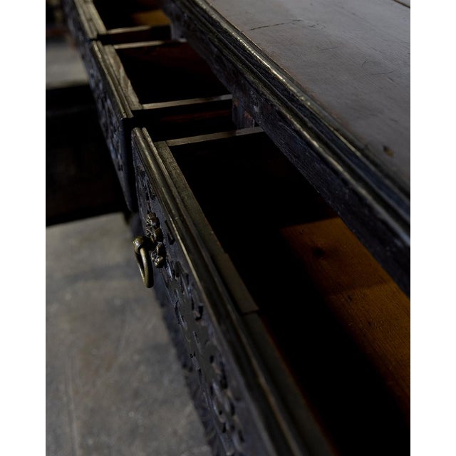 19th Century Carved Oak Sideboard Buffett For Sale In Salt Lake City - Image 6 of 13