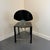Late 20th Century Post Modern Ebonized Wood & Chrome Dining Chairs (Set of 4) For Sale - Image 4 of 14