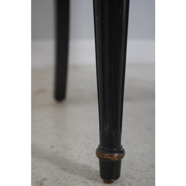 Pair of French Louis XV Style Upholstered Armchairs For Sale - Image 12 of 18