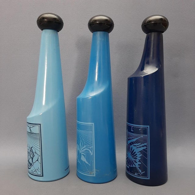 1970s Vintage Collectible Glass Bottles by Salvador Dali, 1970s, Set of 3 For Sale - Image 5 of 17