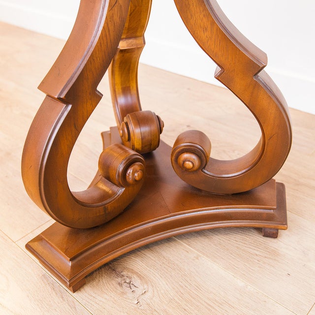 Vintage Restored Provincial Lamp With Cocktail Table by Tomlinson For Sale In Los Angeles - Image 6 of 13