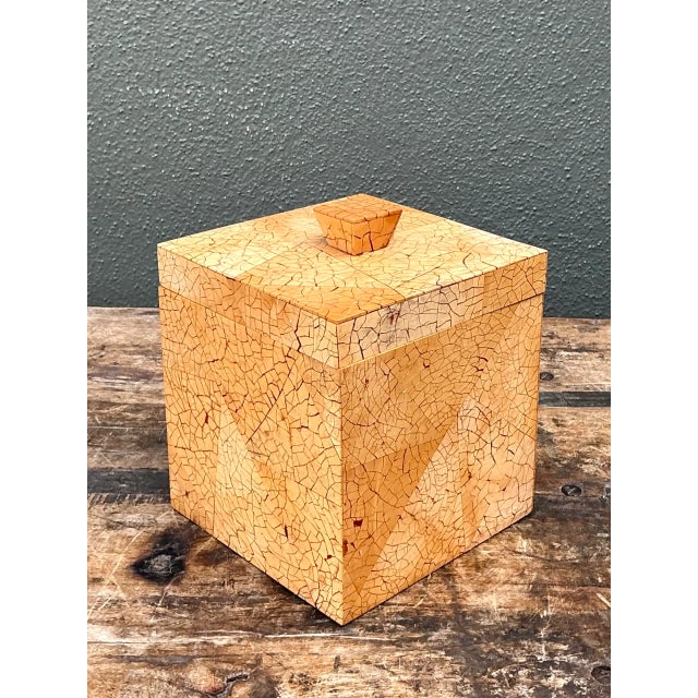 Vintage Coconut Shell Ice Bucket For Sale - Image 4 of 12