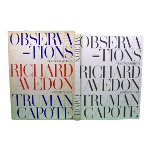 "Observations: Photographs by Richard Avedon" 1959 Capote, Truman [Comments By]