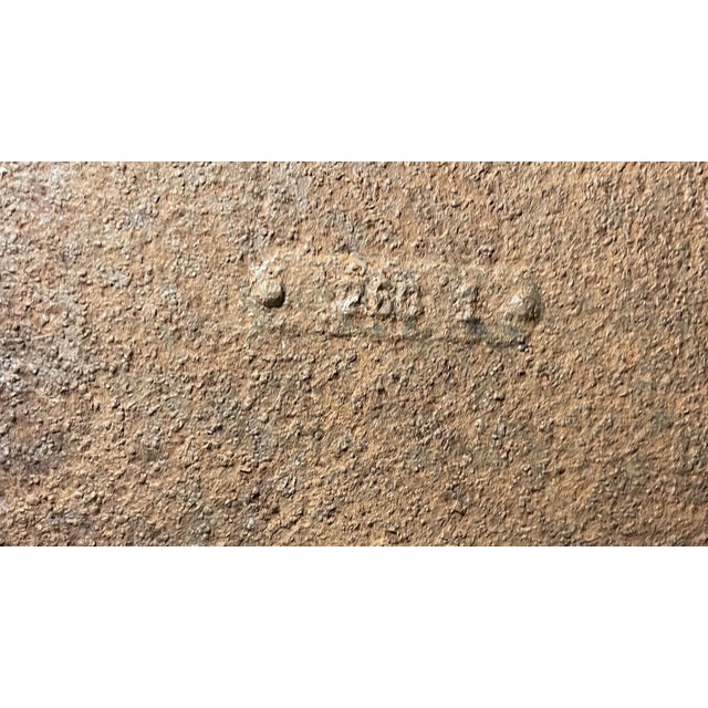 Black Rare Large Antique Original 1800's Cast Iron Americana Figural Boot Scraper For Sale - Image 8 of 12