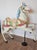 A rare antique, circa 1890s, German hand carved and painted wood carousel horse carnival fair ride by Peter Schneider...