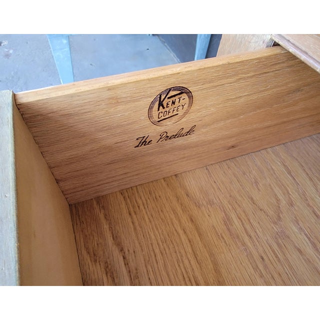 Kent Coffey Cerused Walnut Mid-Century Modern Low Dresser For Sale - Image 10 of 14