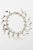 Modern Vintage Sterling Silver Signed Collar Necklace and Charm Bracelet Set, 1950's For Sale - Image 3 of 4