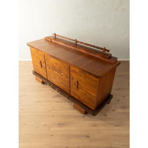 Art Deco Sideboard in Burr Walnut Veneer, 1920s For Sale - Image 4 of 12
